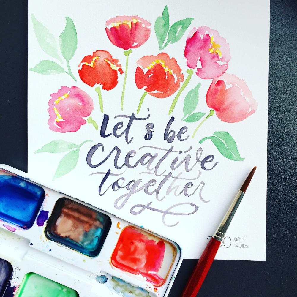 Süßholz Design Workshop Watercolor & Lettering // 28. März um 14 Uhr