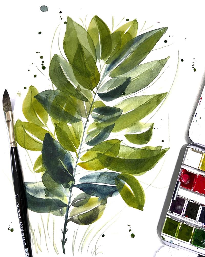 Schlichtbunt Workshop Watercolour für Anfänger*innen // 28. Juni von 10 bis 14 Uhr